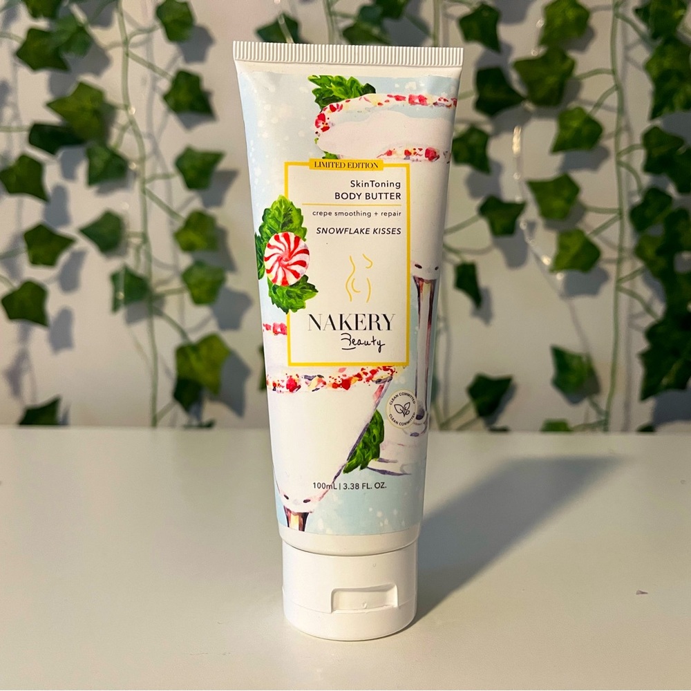 Limited Edition Nakery Beauty Skin Toning Body Butter Snowflake Kisses